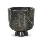 Product Image 1 for Avenza Dark Green Marble Planter from Four Hands