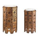Product Image 1 for Set Of 2 Moroccan Side Table With Mirrored Tops from Elk Home