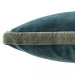Product Image 3 for Bryn Solid Teal/ Gray Throw Pillow from Jaipur 