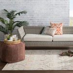 Product Image 10 for Nikki Chu By  Jive Indoor / Outdoor Trellis Gray / Orange Area Rug from Jaipur 
