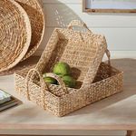 Product Image 7 for Juliet Abaca Nesting Rectangular Trays, Set Of 2 from Napa Home And Garden