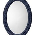 Product Image 1 for Club Cotton Rope Braided Oval Wall Mirror from Jamie Young