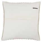 Product Image 4 for Madur Textured Ivory/ Light Taupe Throw Pillow 22 inch from Jaipur 