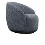 Product Image 3 for Andrea Swivel Accent Chair Blue from Classic Home Furnishings