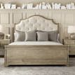 Product Image 3 for Rustic Patina Upholstered Sleigh Bed from Bernhardt Furniture
