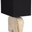 Product Image 3 for Elephant Lamp With Shade, White Marble from Noir