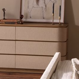 Product Image 16 for Mariella Linen 6 Drawer Dresser from Four Hands