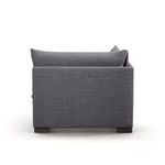 Back view of Westwood sectional showing clean lines and full cushion coverage