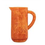 Product Image 1 for Orange Resin Pitcher from BIDKHome