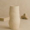 Product Image 2 for Paper Mache Vase Off-White from BIDKHome