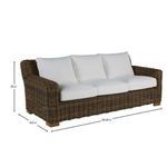 Product Image 2 for Montauk Resin Wicker Outdoor Sofa from Summer Classics