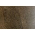 Detailed view of wood pattern with darker streaks and warm brown hue