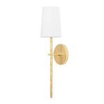 Product Image 1 for River Vintage Gold Leaf 1-Light Wall Sconce from Troy Lighting