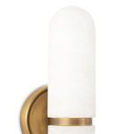 Product Image 3 for Salon Alabaster Small Sconce - Natural Brass from Regina Andrew Design