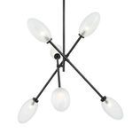 Product Image 1 for Alberton 6-Light Chandelier - Black Brass from Hudson Valley