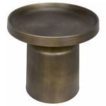 Product Image 3 for Lee Aged Brass Side Table from Noir