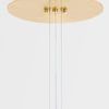 Product Image 2 for Brim 1-Light Large Soft White / Gold Leaf Pendant Light from Hudson Valley