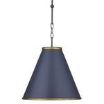 Product Image 3 for Pierrepont Small Blue Pendant from Currey & Company