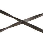 Product Image 5 for Armand Metal Travertine Side Table from Gabby