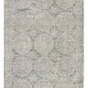 Product Image 5 for Crescent Handmade Medallion Blue/ Gray Rug from Jaipur 