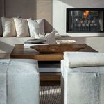 Product Image 2 for Felix Small Frosted Hide Leather Ottoman from Alder & Tweed