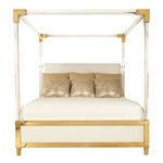 Product Image 3 for Aiden Acrylic Canopy Upholstered Bed from Bernhardt Furniture