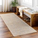 Product Image 3 for Avant Garde Woven Gold / Denim Rug - 2'7" x 10' from Surya