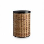 Product Image 1 for Natural Iron & Bamboo Lantern Dia 8.25" from BIDKHome