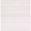 Handwoven outdoor rug with diamond trellis pattern in variegated gray and white, soft PET fibers