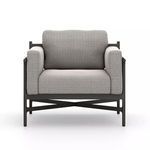 Hearst Outdoor Chair front view showcasing thick cushions and sturdy frame