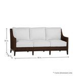 Product Image 5 for Peninsula Woven Sofa from Summer Classics