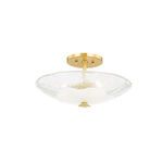 Product Image 1 for Lago 3-Light Small Aged Brass Flush Mount Light from Hudson Valley