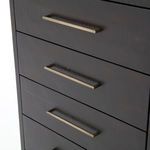 Product Image 3 for Suki Tall Boy Burnished Black Wooden Dresser from Four Hands