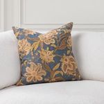 Product Image 3 for Anika Linen Blend Embroidered Throw Pillow from Classic Home