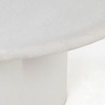 Grano Dining Table Textured White Concrete image 6