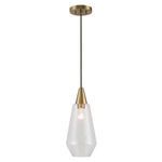 Product Image 5 for Eichler Antique Brass 1 Light Mini Pendant from Uttermost