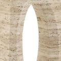 Product Image 5 for Demi Travertine Console Table from Currey & Company