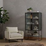 Product Image 6 for Marcet Cabinet Gunmetal from Four Hands