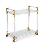 Product Image 1 for Americano Brass Bar Cart from Regina Andrew Design