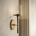 Lyndall Wall Sconce installation in neutral wall setting providing elegant ambient lighting