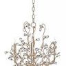 Product Image 3 for Crystal Bud Chandelier Silver Granello from Currey & Company