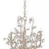 Product Image 3 for Crystal Bud Chandelier Silver Granello from Currey & Company