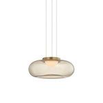 Product Image 1 for Opalesce Modern Brass Pendant from Sonneman