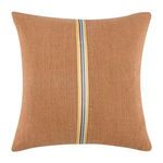 Product Image 1 for Rowland 22" Cotton Linen Blend Throw Pillow, Hazel Brown from Classic Home Furnishings