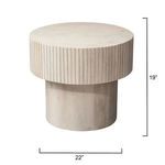 Product Image 6 for Notch Mango Wood Round Side Table from Jamie Young