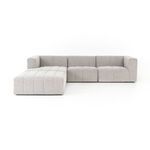 Product Image 7 for Langham Channeled 3 Pc Sectional W/ Ottoman from Four Hands