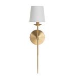 Product Image 1 for Granville White & Brass Wall Sconce from Gabby