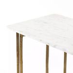 Product Image 5 for Naomi Marble Console Table Raw Brass from Four Hands