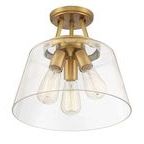 Product Image 4 for Calhoun 3 Light Semi Flush Mount from Savoy House