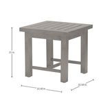 Product Image 6 for Club Aluminum Midnight End Table from Summer Classics